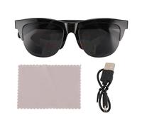 PolyGen Gafas inteligentes micrófono, parlantes abiertos y audio estéreo con lentes, gafas Bluetooth para hombres y mujeres para actividades al aire libre