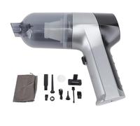 PolyGen Handheld Car Vacuum Cleaner with Wet/Dry System, 12000Pa Suction, Integrated Car Air Duster and Multiple Nozzle Attachments for Debris and Pet Hair