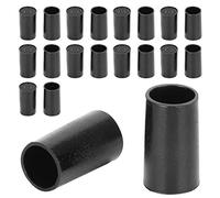 PolyGen High Heel Repair Supplies Black Heel Tip Replacements for Women Shoe Repair Kits Outdoor Events Daily Wear Stability (Inner diameter 9mm)
