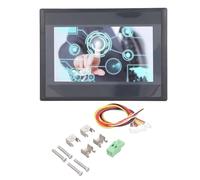 PolyGen HMI Compatible FX3U con Pantalla táctil PLC de 7 Pulgadas, 12 entradas/8 Salidas, Fuente de alimentación DC24V, Panel de visualización Industrial para Sistemas de