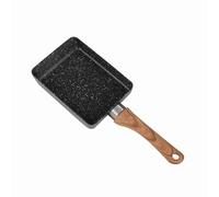 PolyGen Japanese Omelette Pan for classic rolled eggs. A lightweight Nonstick Egg Frying Pan with sloped sides for simple flipping of pancakes and sandwiches