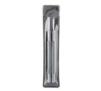 PolyGen Juego de 2 herramientas extractoras de mano para reloj tipo palanca | Mangos de aluminio con puntas de acero, 10 cm de longitud total, par de palancas dobles para extraer las manecillas del reloj