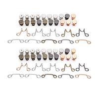 PolyGen Pantalones Ajustador de faldas Extensor de hebilla de cintura ajustable Extensor de cintura para pantalones de mezclilla Sin clavos Botón de mezclilla Hebillas de cintura