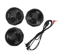 PolyGen Paquete de 3 ventiladores de chaleco de refrigeración con motor silencioso sin escobillas para chaquetas de refrigeración y deportes al aire para una mejor circulación