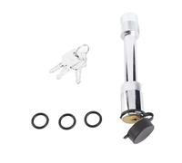 PolyGen Pasador de Enganche Estilo Barra de Acero Inoxidable de 5/8 Pulgadas, se Adapta a receptores estándar, Bloqueo de Enganche de Remolque con Tres Llaves para remolcar con