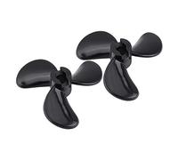 PolyGen Plastic RC Ship Propeller with 3 Blade Design, Matched CW/CCW RC Boat Propeller Set for DIY Projects or as Outboard RC Boat Props Replacement