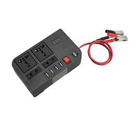 PolyGen Power Converter Modified Sine Wave 12V to 600W Black Inverter Universal for Car