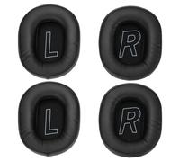 PolyGen Protein Leather Ear Pads with High-Density Memory Foam for Enhanced Sound Blocking, Headphone Earpads with Reinforced Stitching for Hecate G2 Gaming (Black)