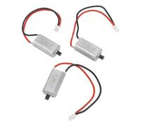 PolyGen RC Electric Brush Motor 3-Pack Replacement Set, 3.7V-7.4V Brushed Motor for Greater Speed and Torque, Fits SCX24 Chassis for 1/24 Scale RC Car