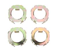 PolyGen Replacement for Dexter Axle Spindle Nut Retainer, 4 Piece Metal Kit for 2K to 8K Axles, Fits EZ-Lube Jam Nut, Trailer Wheel Spindle Nut Retainer