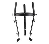 PolyGen Soporte portátil para tambor de conga con ajuste de altura para todos los intérpretes para práctica y conciertos Un soporte de tambor estable con agarre seguro