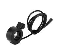 PolyGen Tapón de acelerador de pulgar conector de 3 pines y cable de 120 cm, para control de aceleración de manillar de 22 mm de diámetro en bicicletas eléctricas y scooters