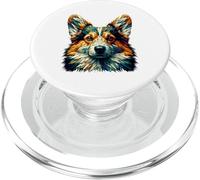 Polygon Art Pembroke Welsh Corgi Corgis PopSockets PopGrip para MagSafe