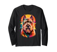 Polygonal Abstract Art Bouvier Des Flandres Manga Larga