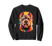Polygonal Abstract Art Bouvier Des Flandres Sudadera
