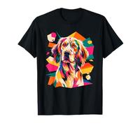 Polygonal Abstract Art English Setter Camiseta