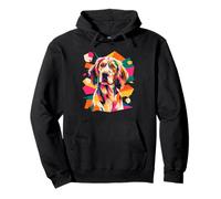 Polygonal Abstract Art English Setter Sudadera con Capucha