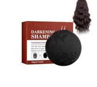 Polygonum Multiflorum Champú Jabón 100 g, Jabón Negro, Jabón para el Cabello, Champú Sólido, Champú Bar para Promover el Crecimiento Saludable del Cabello, Promueve el Crecimiento del Cabello