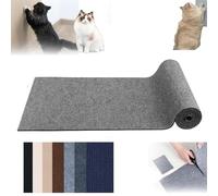 Polygriffe Polymers for Cat Scratching, Self-Adhesivet Scratch Mats Deterrent for Furniture, Trimmable Scratching Guard Pad, DIY Climbing Cats Scratch Protector (Gray,11.8 * 23.6in)