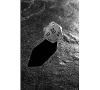 Polyhedral D20 Dice A5 Lined Hardback Glossy Notebook: best dnd Gift, dnd campaign notebook, dnd player gift
