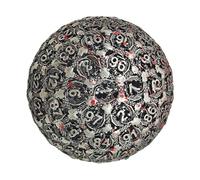 Polyhedral Dice, 100 Sided Dice, Metal Role-Playing Dice, High Precision Dice, Entertainment Dice, 100 Sided Role-Playing Dice, Collectible Dice, for Serious Gamers and Collectors