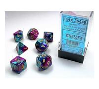 Polyhedral Dice: Gemini - Purple-Teal with Gold (7) (Importación USA)