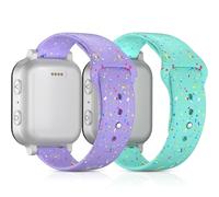 Polyjoy Correa de silicona compatible con Gizmo Watch 3/3 Adventure/2/1/Disney/Gabb Watch 3/2/1/SyncUP Kids Watch 2/1/Cosmo JrTrack 4/3/2 SE/2/1/AT&T amiGO JrWatch, correa de repuesto deportiva suave
