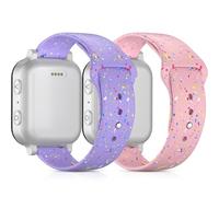 Polyjoy Correa de silicona compatible con Gizmo Watch 3/3 Adventure/2/1/Disney/Gabb Watch 3/2/1/SyncUP Kids Watch 2/1/Cosmo JrTrack 4/3/2 SE/2/1/AT&T amiGO JrWatch, correa de repuesto deportiva suave