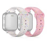 Polyjoy Correa de silicona compatible con Gizmo Watch 3/3 Adventure/2/1/Disney/Gabb Watch 3/2/1/SyncUP Kids Watch 2/1/Cosmo JrTrack 4/3/2 SE/2/1/AT&T amiGO JrWatch, correa de repuesto deportiva suave
