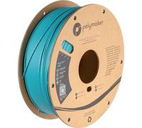 Polymaker Filamento ABS 1,75 mm Azul Azulado Galaxia, Bobina de Cartón Resistente al Calor, PolyLite 3D Filamento Verde Azulado (PE01038)