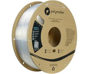 Polymaker Filamento de TPU de alto flujo 1.75 transparente, Shore 95A, 1 kg, 1.75 mm