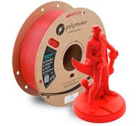 Polymaker Filamento HT-PLA de 1,75 mm, color rojo, PLA de alta temperatura para impresión 3D, estable al calor hasta 130 °C, fácil de imprimir, funciona con la mayoría de impresoras FDM, carrete de 1