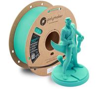 Polymaker Filamento HT-PLA de 1,75 mm, color verde azulado, PLA de alta temperatura para impresión 3D, estable al calor hasta 130 °C, fácil de imprimir, funciona con la mayoría de impresoras FDM
