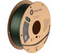 Polymaker Filamento PETG de PETG de 1,75 mm, 1 kg de filamento verde oscuro, carrete de cartón de filamento verde oscuro, PolyLite PETG de 1,75 mm, filamento de impresora 3D verde oscuro, impresión con la mayoría de las impresoras 3D con filamentos 3D