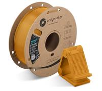 Polymaker Filamento PLA PRO de 1,75 mm, dorado potente, para impresora 3D de 1 kg, PolyLite 1,75 mm, resistente y alta rigidez, impresión de oro metálico (PA07037)