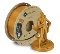 Polymaker Filamento PLA PRO de 1,75 mm, dorado potente, para impresora 3D de 1 kg, PolyLite 1,75 mm, resistente y alta rigidez, impresión de oro metálico (PA07037)