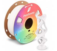 Polymaker Panchroma - Filamento de ácido poliláctico, filamento de impresión 3D blanco de algodón mate de 1.75 mm, filamento PLA para impresora 3D, se adapta a la mayoría de impresoras 3D FDM, carrete