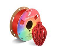 Polymaker Panchroma - Filamento de ácido poliláctico mate, color rojo militar mate de 1.75 mm, filamento de impresión 3D de 2.2 libras, anteriormente Polyterra Matte 3D, se adapta a la mayoría de