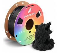 Polymaker Panchroma - Filamento de ácido poliláctico mate de ácido poliláctico, negro carbón mate de 1.75 mm, filamento de impresión 3D de 2.2 libras, anteriormente Polyterra Matte para impresora 3D