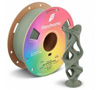 Polymaker Panchroma - Filamento de ácido poliláctico mate, verde apagado mate de 1.75 mm, filamento de impresión 3D de 1 kg, anteriormente Polyterra Matte 3D, se adapta a la mayoría de impresoras 3D