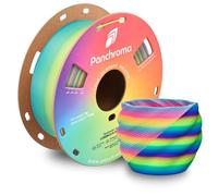 Polymaker Panchroma - Filamento de ácido poliláctico (PLA), gradiente luminoso, arco iris, filamento de impresión 3D de 1.75 mm que brilla en la oscuridad en el mismo color, filamento PLA para