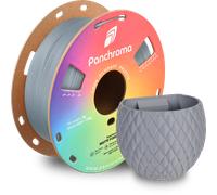 Filamento PLA Polymaker Panchroma Matte Gris Plateado 1,75 mm Superficie Mate Alta Adherencia