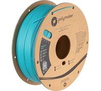 Polymaker PolyLite ASA Filamento de 1,75 mm Verde Azulado, 1 kg, Resistente al Calor y a la Intemperie, Bobina de Cartón, Ideal para Impresoras 3D