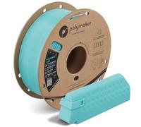 Polymaker PolyLite ASA Filamento de 1,75 mm Verde Azulado, 1 kg, Resistente al Calor y a la Intemperie, Bobina de Cartón, Ideal para Impresoras 3D