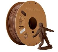 Polymaker PolyTerra PLA | Filamento para impresión 3D | 1,75mm (1Kg) | Marrón militar