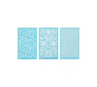 Polymer Clay Silk Screen Stencils DIY Reusable Silkscreen Print Kit for Jewelry Clay Earrings Decoration