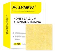 POLYNEW Bandaging Pads Manuka Honey Pads 2 x2 -12 Pack/Box