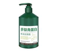 Polypéptido con queratina suavizante hidratante Daño de reparación de daños en la crema, máscara de acondicionamiento profundo, reparación de daños por suavizado hidratante, para pelos secos (1pc)