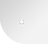 Polysan Flexia plato de ducha semicircular 100x90 cm blanco 91331