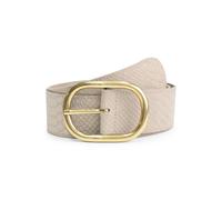 POM Amsterdam Belt - Olivia Suede Ecru Talla: 75 | Cinturones Outlet | Mujer | Marrón